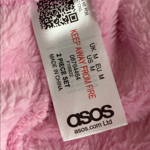 ASOS two piece fleece pant and jacket set size M - Picture 12 of 13
